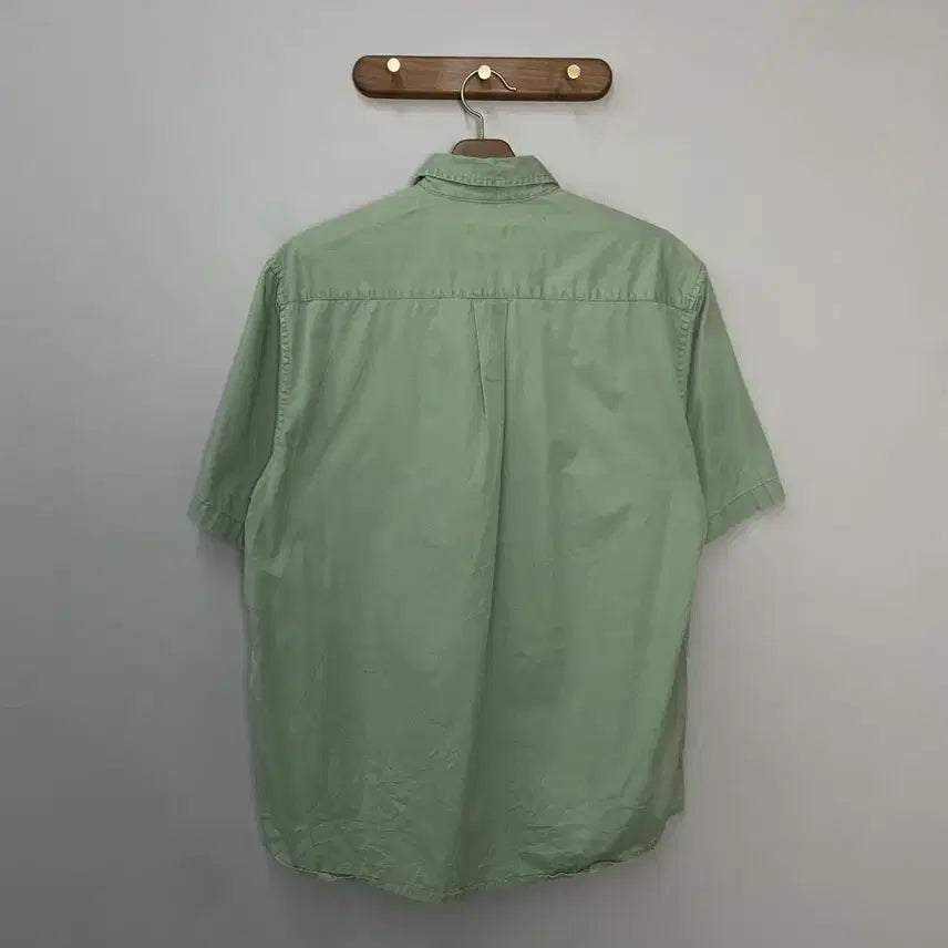 [BUNJANG] Polo Ralph Lauren Pastel Green Short Sleeve Shirt / 폴로 랄프로렌 파스텔 그린 반팔 셔츠 H2456