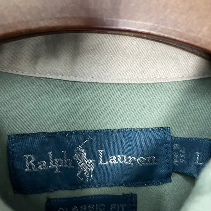[BUNJANG] Polo Ralph Lauren Pastel Green Short Sleeve Shirt / 폴로 랄프로렌 파스텔 그린 반팔 셔츠 H2456
