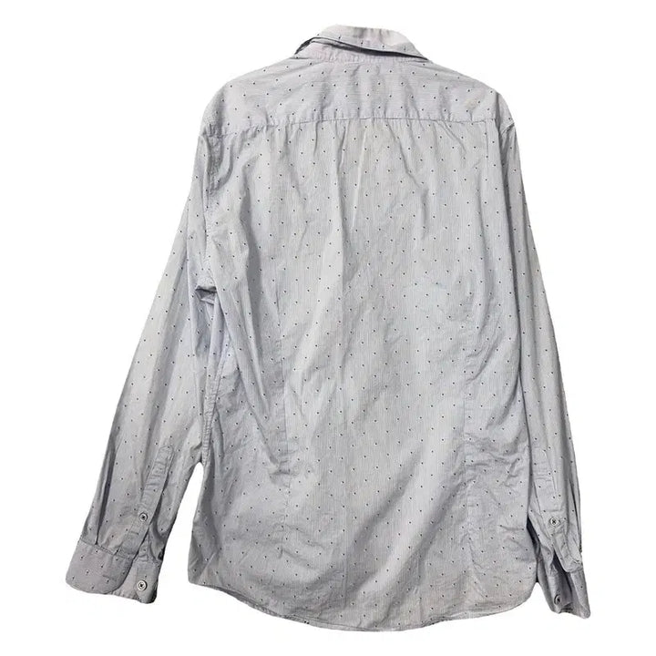 [BUNJANG] ZIG Dot Light Blue Shirt 100 / 지이크 도트 라이트 블루 셔츠 100