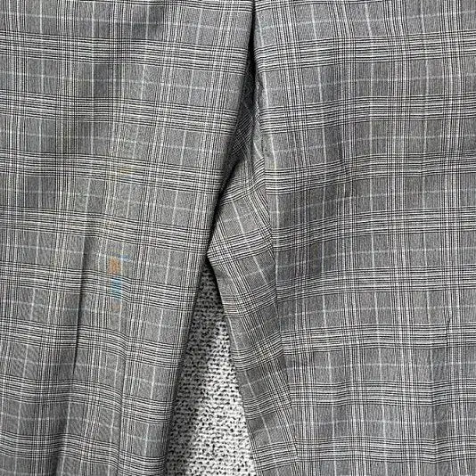 [BUNJANG] Giordano Check Light Gray Slacks / 지오다노 체크 라이트 그레이 슬랙스 26