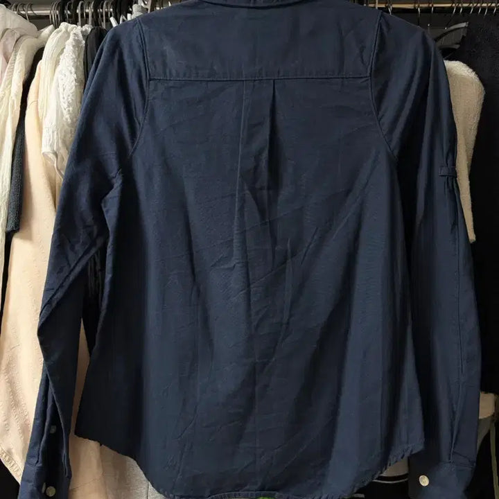 [BUNJANG] eonts Garden Tape Shirt Navy Size 2 / 에옹쓰 가든 테이프 셔츠 네이비 2 사이즈