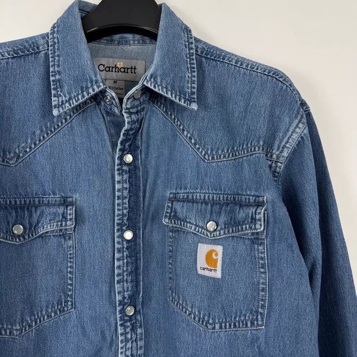 [BUNJANG] Carhartt Work Denim Shirt / b192) 칼하트 워크 청셔츠