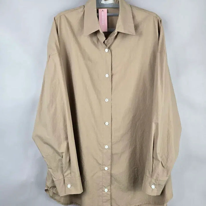 [SOLD OUT] [무료배송]새상품 노리타 F 여성 오버핏 바스락 긴팔 셔츠 베이지
