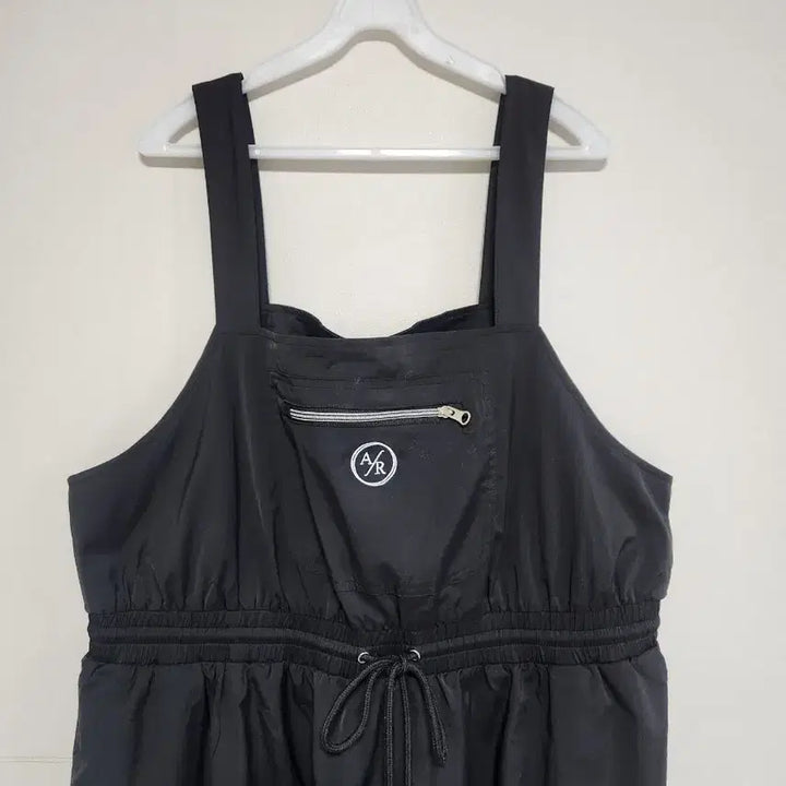 [BUNJANG] A/R Black Long Overall Dress / A/R 블랙 멜빵 롱원피스
