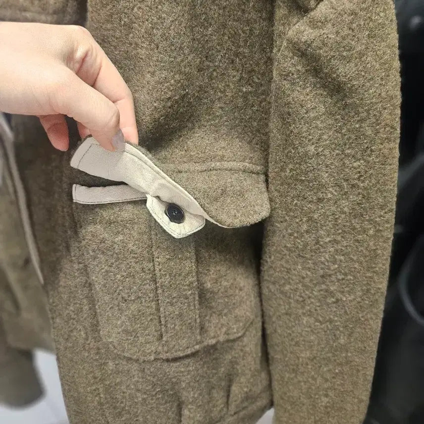 [BUNJANG] The Ilma Wool Jacket Khaki Brown / 더일마 울 자켓 카키 브라운 새상품