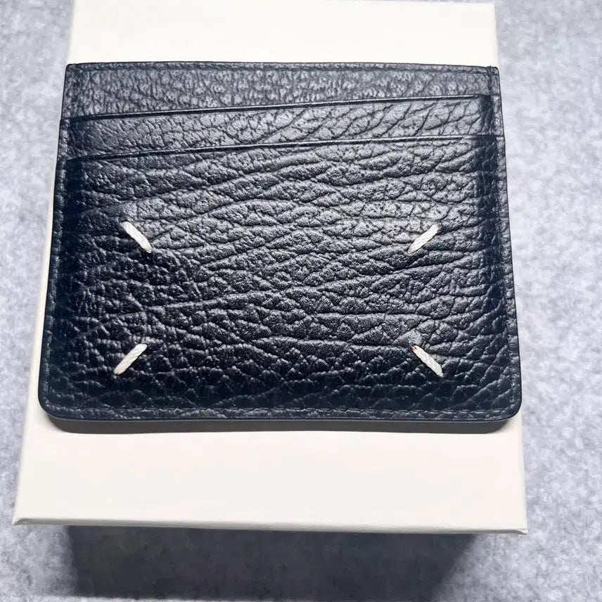 [BUNJANG] Maison Margiela Stitch Card Holder Black / 메종 마르지엘라 스티치 카드 홀더 지갑