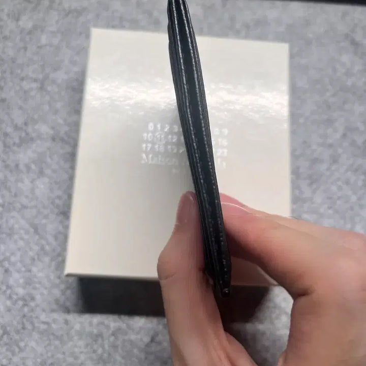 [BUNJANG] Maison Margiela Stitch Card Holder Black / 메종 마르지엘라 스티치 카드 홀더 지갑