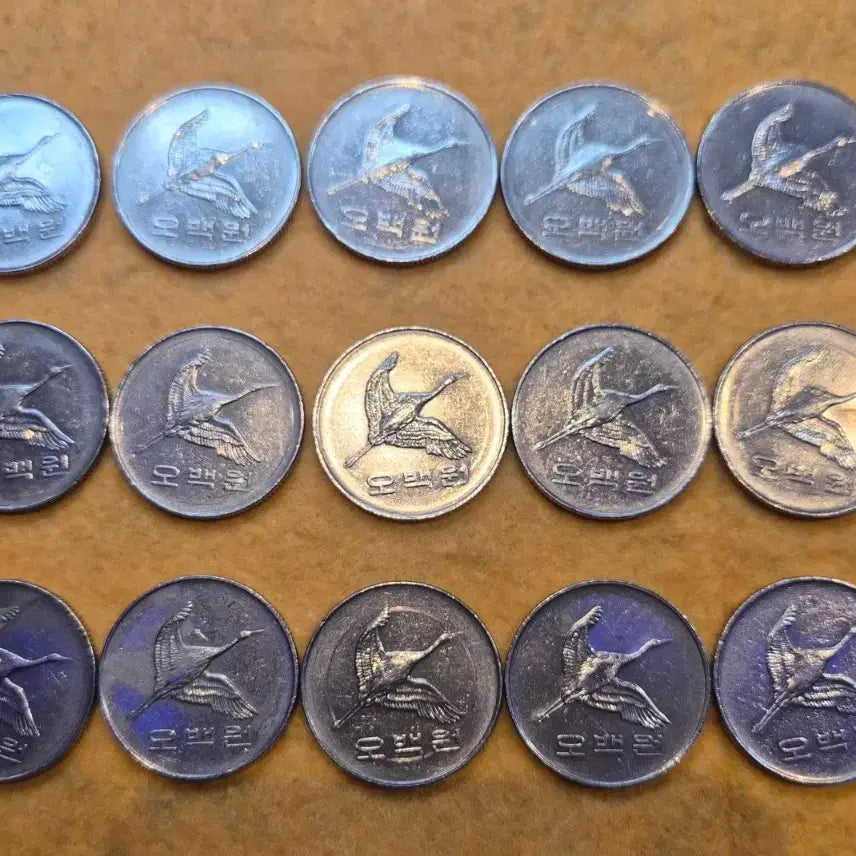 [BUNJANG] 1999 500 Won Coin Bundle Set (15 coins) / 1999년 500원 동전 15개 일괄