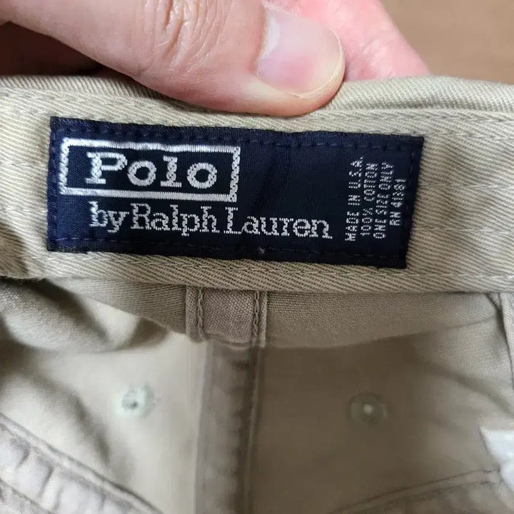 [BUNJANG] Polo Ralph Lauren Vintage USA Made Twill Strapback Ball Cap / 폴로 랄프로렌 빈티지 usa 메이드 미국산 볼캡 일자챙