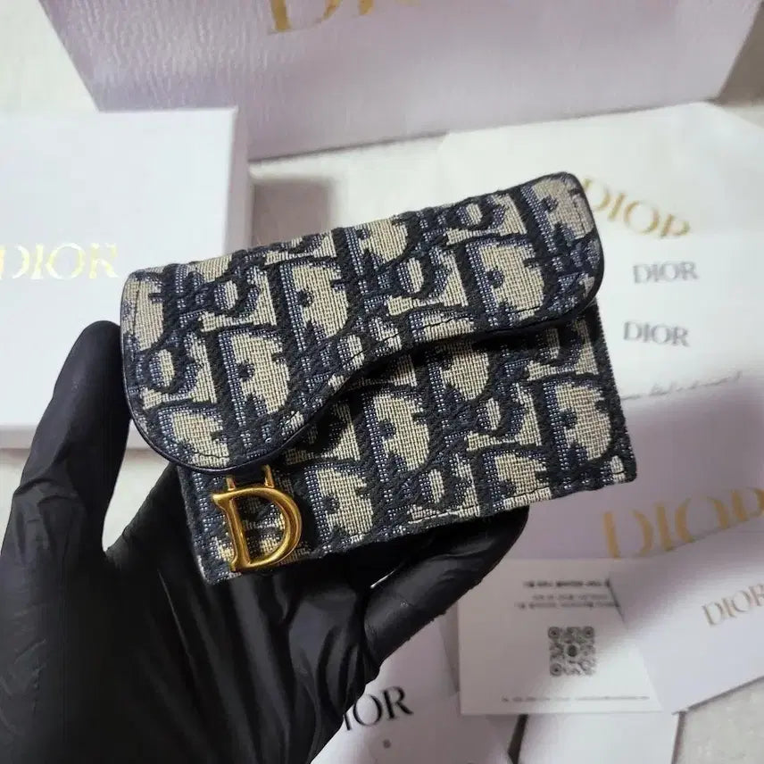 [BUNJANG] Dior Oblique Saddle Card Holder / [24년식/풀구성] 디올 오블리크 새들 카드지갑