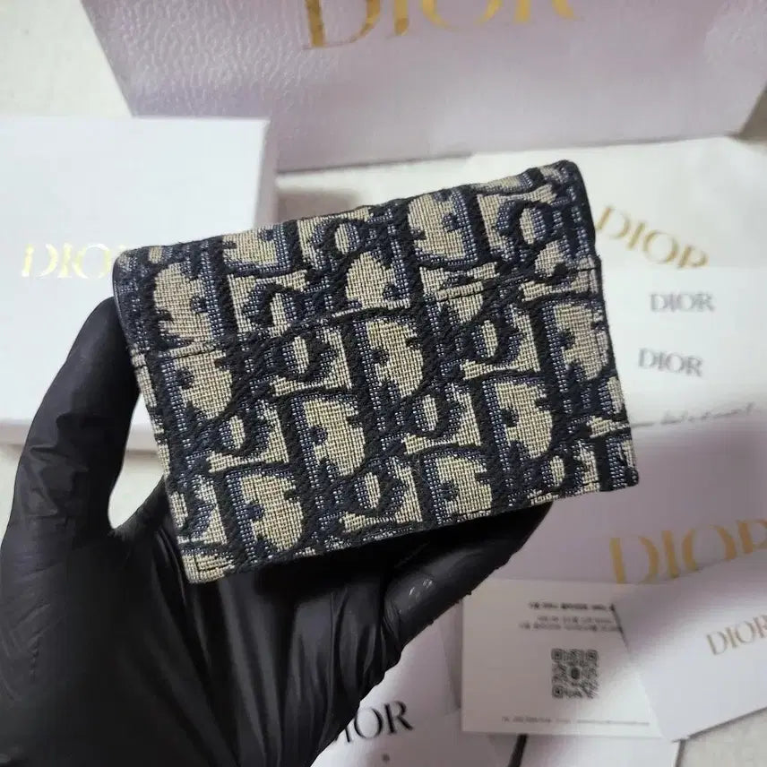 [BUNJANG] Dior Oblique Saddle Card Holder / [24년식/풀구성] 디올 오블리크 새들 카드지갑