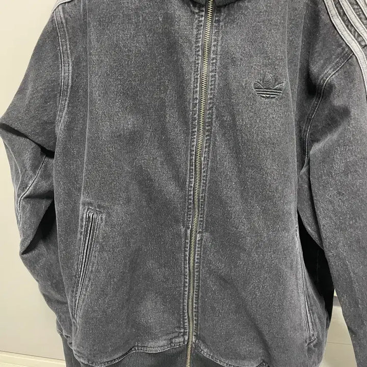 [BUNJANG] Adidas Black Denim Track Jacket / 아디다스 블랙 데님 트랙 자켓 트랙탑(아직 안 팔림 )