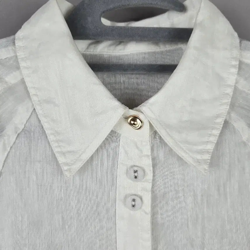 [SOLD OUT] [무료배송]페이우 S 여성 실크 린넨 마 혼방 8부소매 블라우스