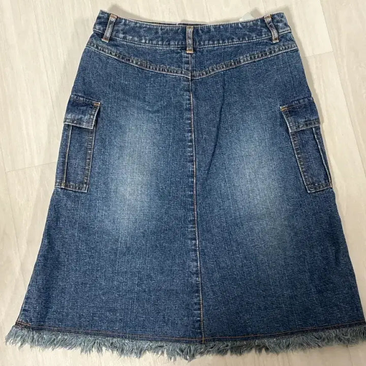[BUNJANG] Vintage Midi Denim Skirt / 빈티지 미디 청치마