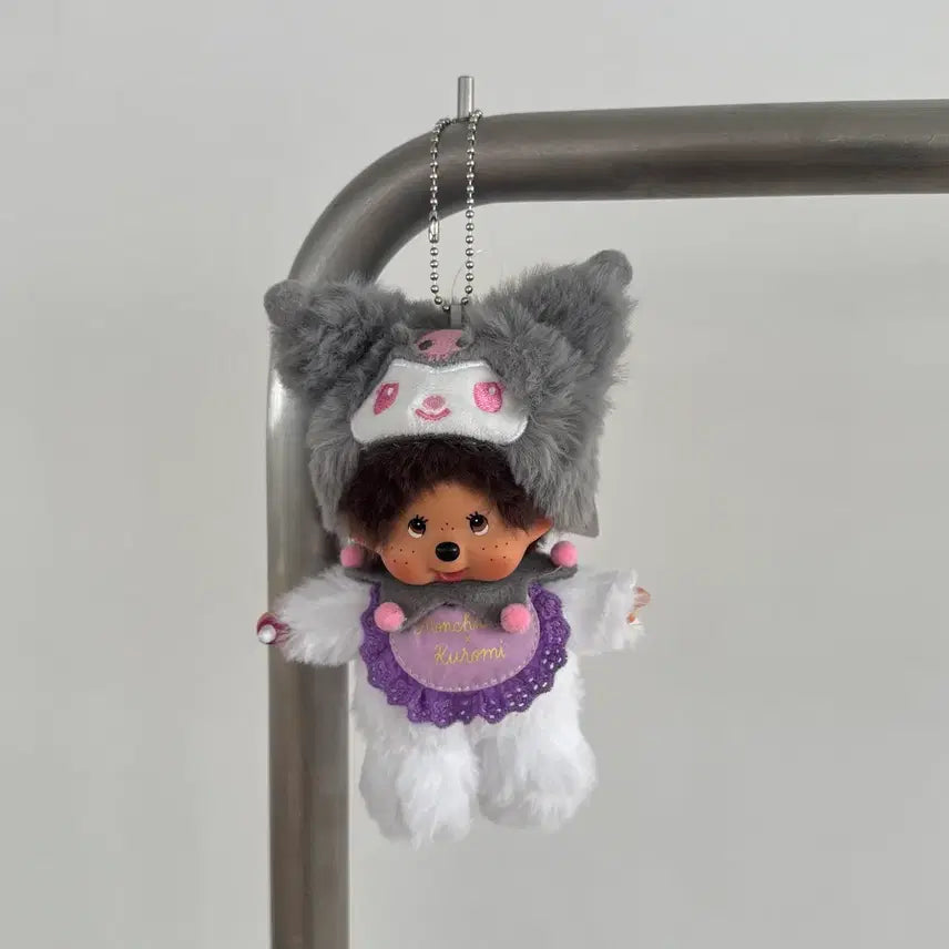 [BUNJANG] Sanrio My Melody Kuromi Doll Keychain / 산리오 마이멜로디 쿠로미 인형키링