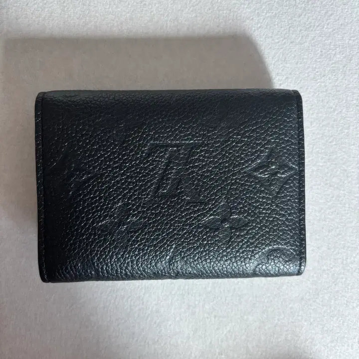 [BUNJANG] Louis Vuitton Black Leather Card Wallet / 루이비통 블랙 가죽 카드지갑(급처)