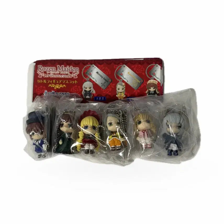 [SOLD OUT] [미개봉] 로젠메이든 리틀 피규어 가챠 키링 고전 미소녀 6종세트