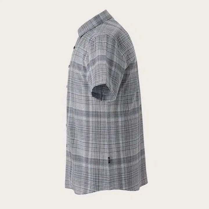 [BUNJANG] INDIAN Cotton Checkered Short Sleeve Shirt / 110 INDIAN새제품택부착 미개봉 코튼100프로 반팔셔츠 2XL
