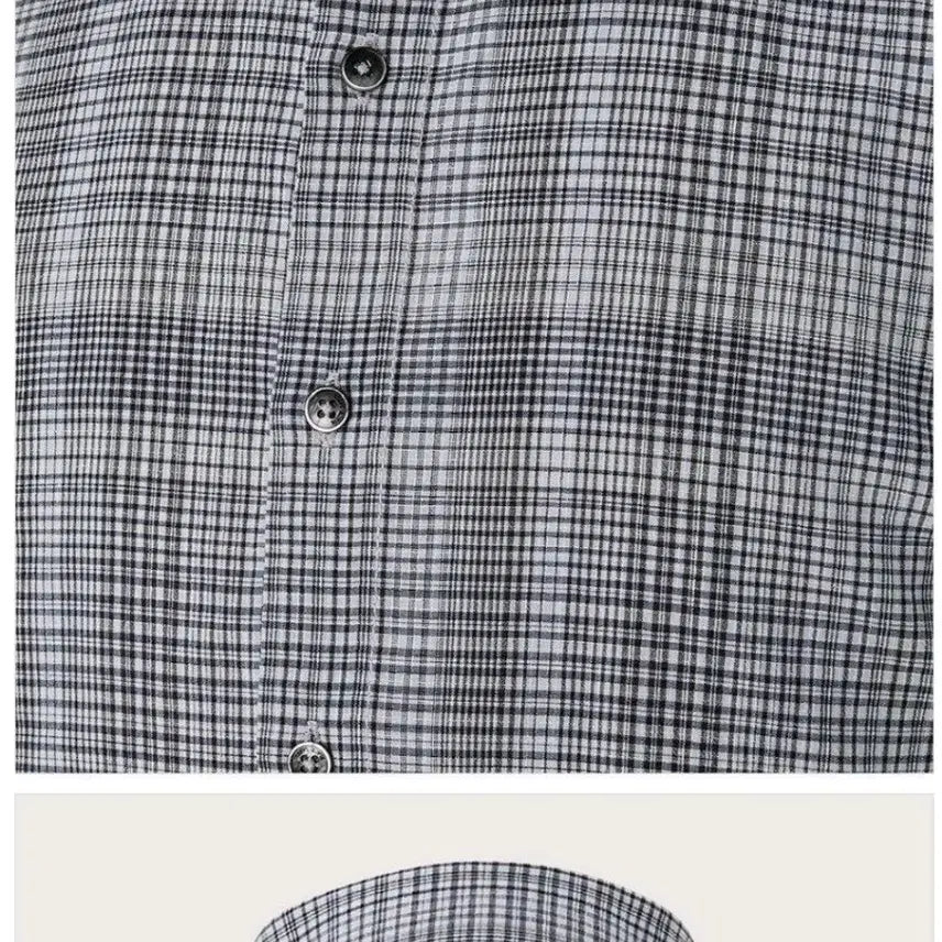 [BUNJANG] INDIAN Cotton Checkered Short Sleeve Shirt / 110 INDIAN새제품택부착 미개봉 코튼100프로 반팔셔츠 2XL