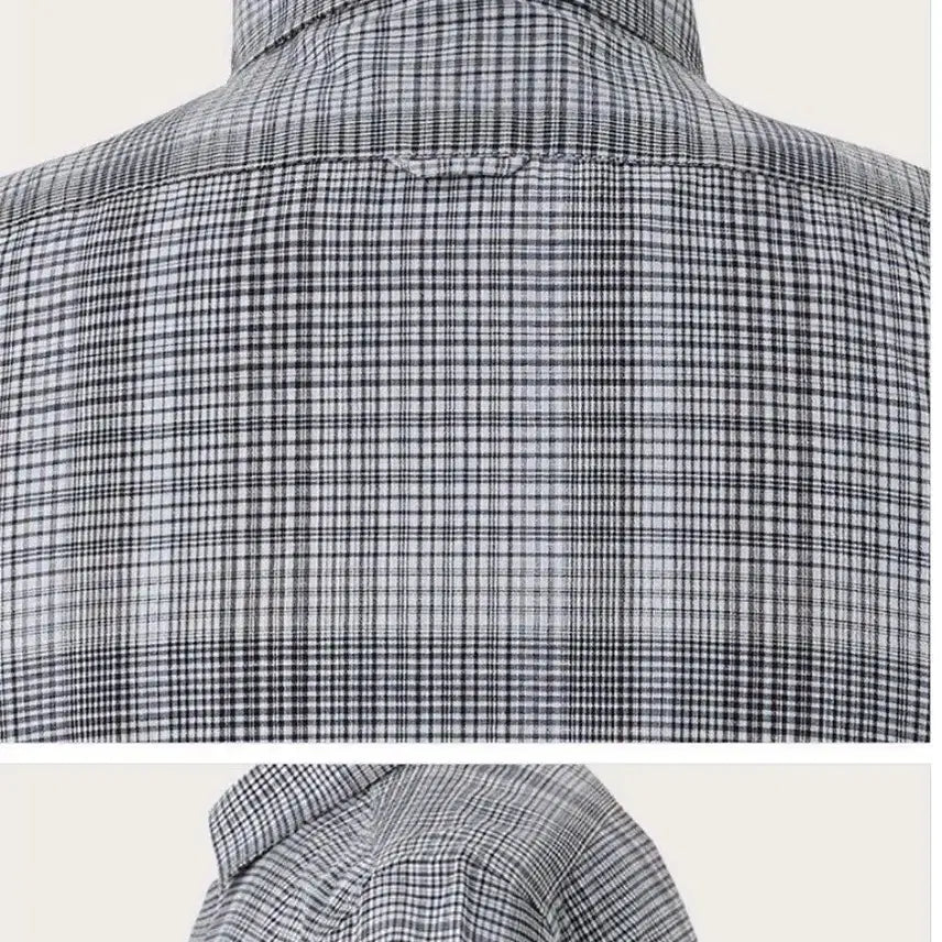 [BUNJANG] INDIAN Cotton Checkered Short Sleeve Shirt / 110 INDIAN새제품택부착 미개봉 코튼100프로 반팔셔츠 2XL