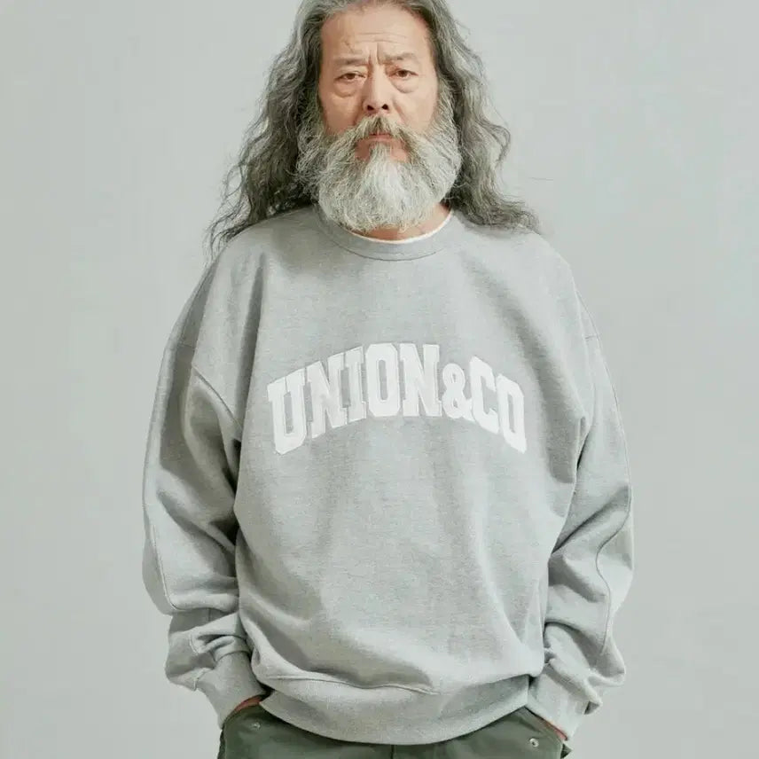 [BUNJANG] UNION &amp; CO Sweatshirt Melange Gray XL / UNION &amp; CO SWEATSHIRT _ MELANGE GRAY XL