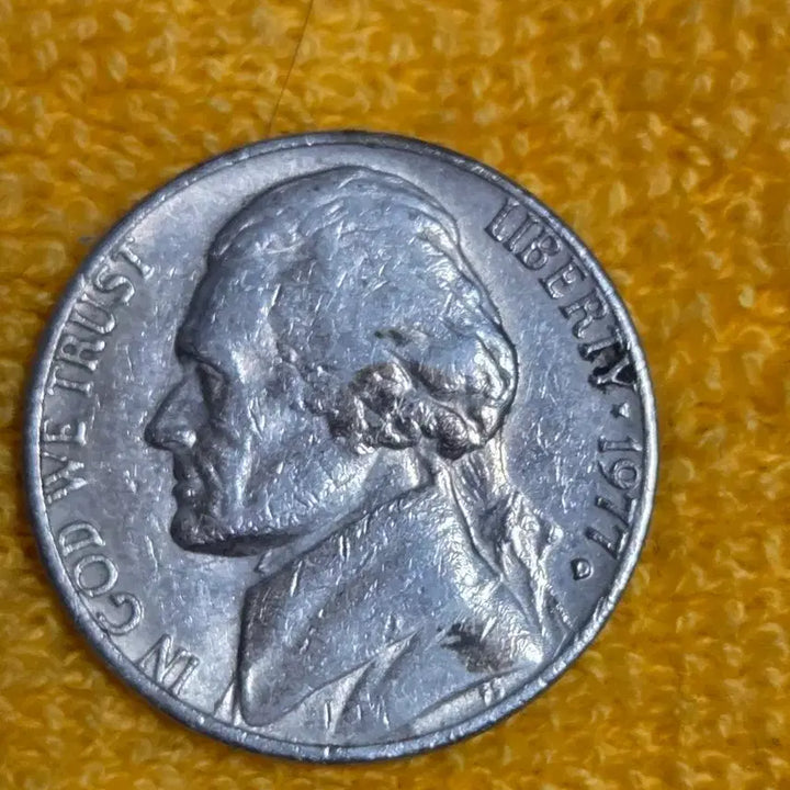 [BUNJANG] 1977 United States Jefferson Nickel Coin / 1977년 미국 제퍼슨 니켈 주화