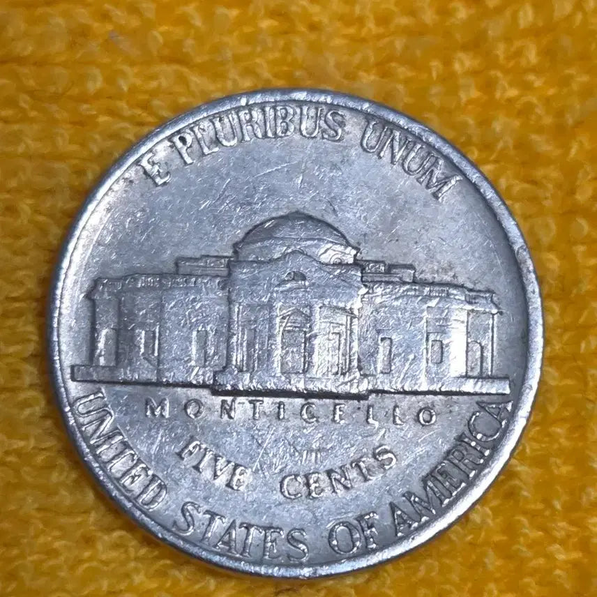 [BUNJANG] 1977 United States Jefferson Nickel Coin / 1977년 미국 제퍼슨 니켈 주화