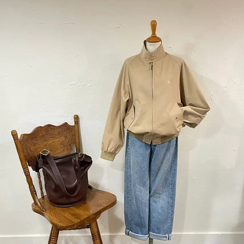 [SOLD OUT] 55-66) BURBERRY 버버리 코튼 집업 자켓