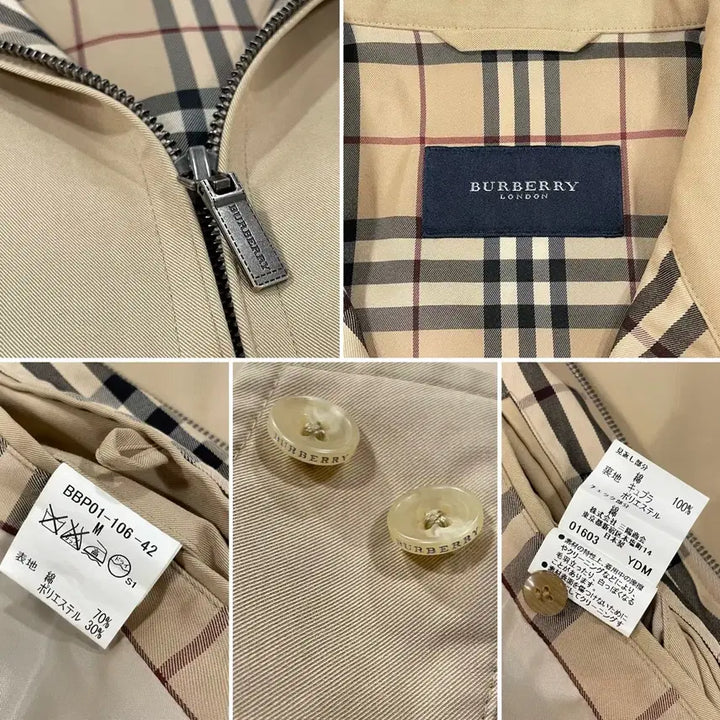 [SOLD OUT] 55-66) BURBERRY 버버리 코튼 집업 자켓
