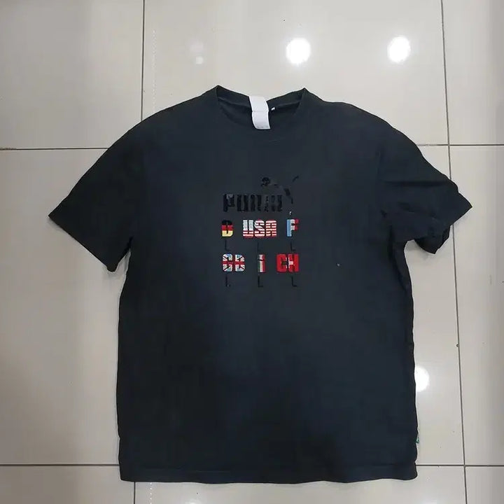 [BUNJANG] PUMA SELECT L Loose Fit T-Shirt / PUMA SELECT L 루즈핏 반팔 앞프린트갈라짐 빈티지 중고추천