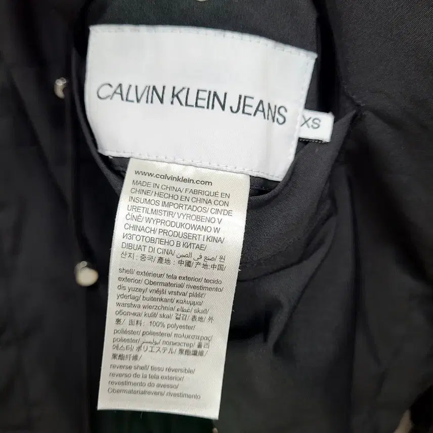 [SOLD OUT] 캘빈클라인 리버시블 블랙 여성 바람막이 자켓/XS/앨리스/929