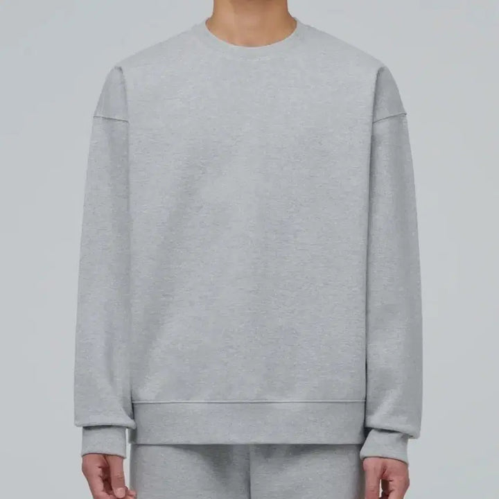 [BUNJANG] Heavyweight Oversized Sweatshirt Medium Gray 3XL / 헤비웨이트 오버사이즈 스웨트셔츠 [미디엄 그레이]3XL