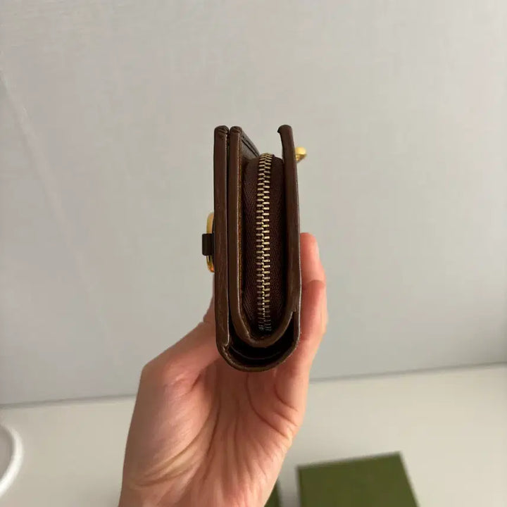 [BUNJANG] Gucci Horsebit 1955 GG Supreme Brown Wallet / 구찌 홀스빗 1955 반지갑  GG수프림/브라운