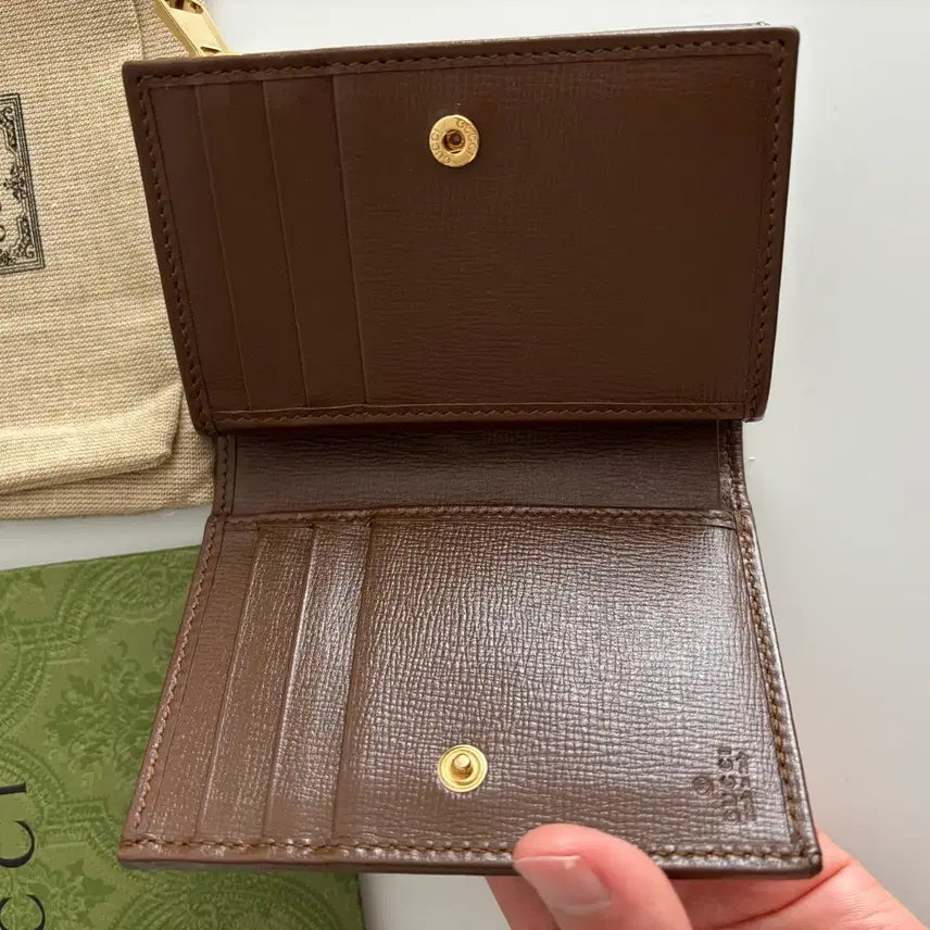 [BUNJANG] Gucci Horsebit 1955 GG Supreme Brown Wallet / 구찌 홀스빗 1955 반지갑  GG수프림/브라운
