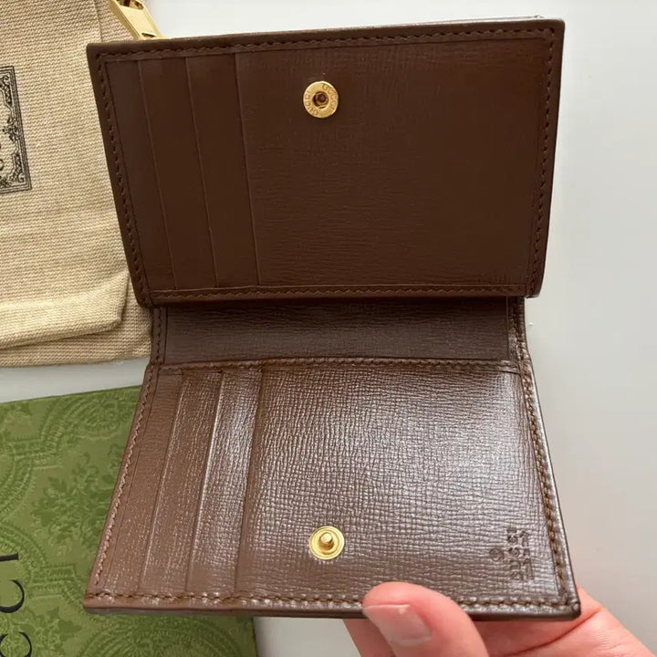 [BUNJANG] Gucci Horsebit 1955 GG Supreme Brown Wallet / 구찌 홀스빗 1955 반지갑  GG수프림/브라운