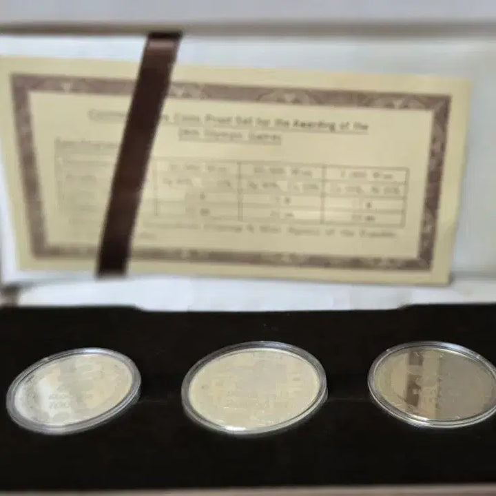 [BUNJANG] 1988 Seoul Olympics Commemorative Coin Set (3 Types) / 88올림픽 유치 기념 주화 3종 세트