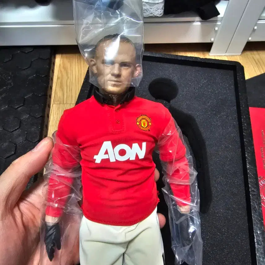 [BUNJANG] ZCWO Wayne Rooney Soccer Player Figure / zcwo  맨유 루니 홈버전 피규어 팝니다 (정품)
