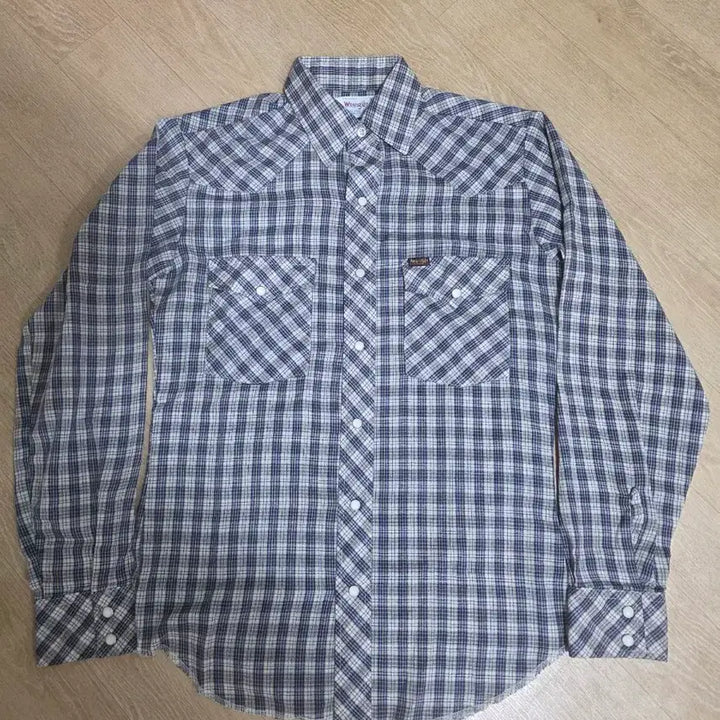 [SOLD OUT] 80s 빈티지 랭글러 웨스턴 체크 셔츠 S