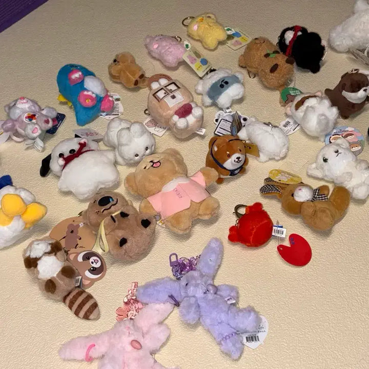 [BUNJANG] Bundle Set Keyring Dolls (28 pcs) / 키링 인형 28개 일괄