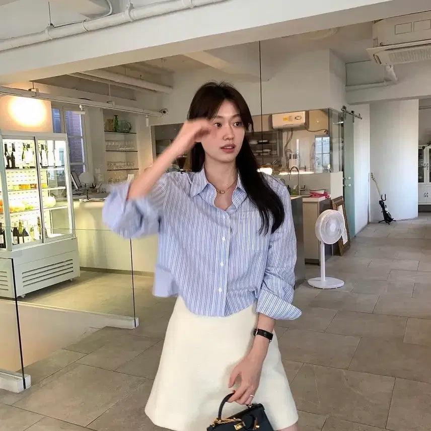 [BUNJANG] LePlain Own Ivory Skirt (Size M) / 르플레인 own skirt(1회 착용)