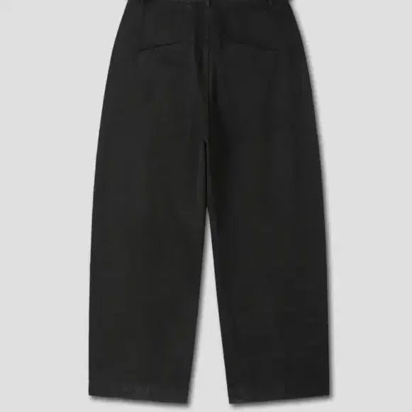 [BUNJANG] Dive In Washed Curved Chino Pants Black / 다이브인 WASHED CURVED CHINO PANTS (BLACK)