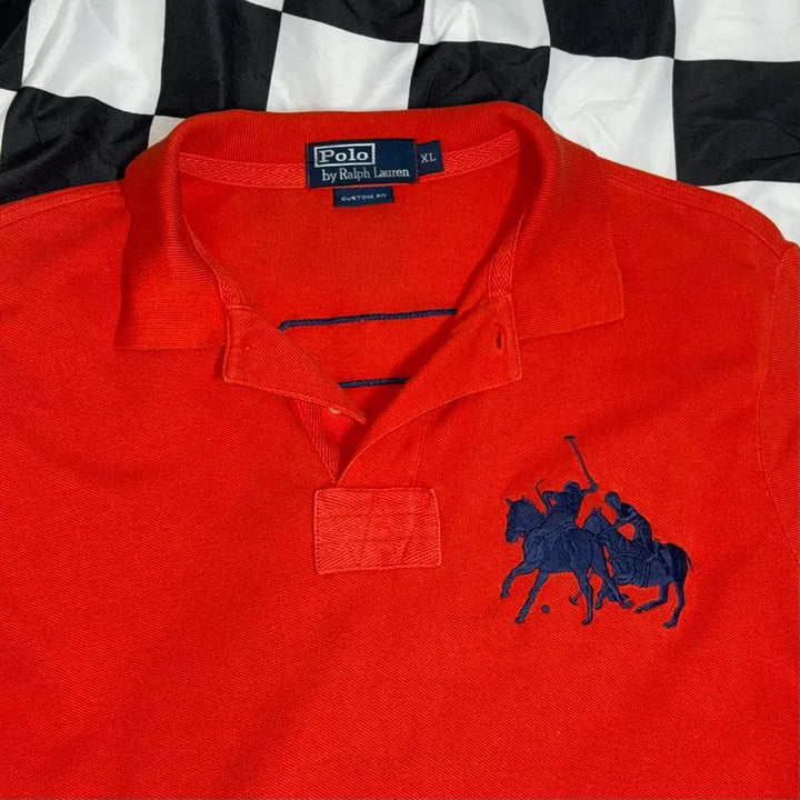 [BUNJANG] Polo Ralph Lauren Double Pony PK Collar Long Sleeve XL / 폴로 랄프로렌 더블포니 PK 카라 롱슬리브 XL