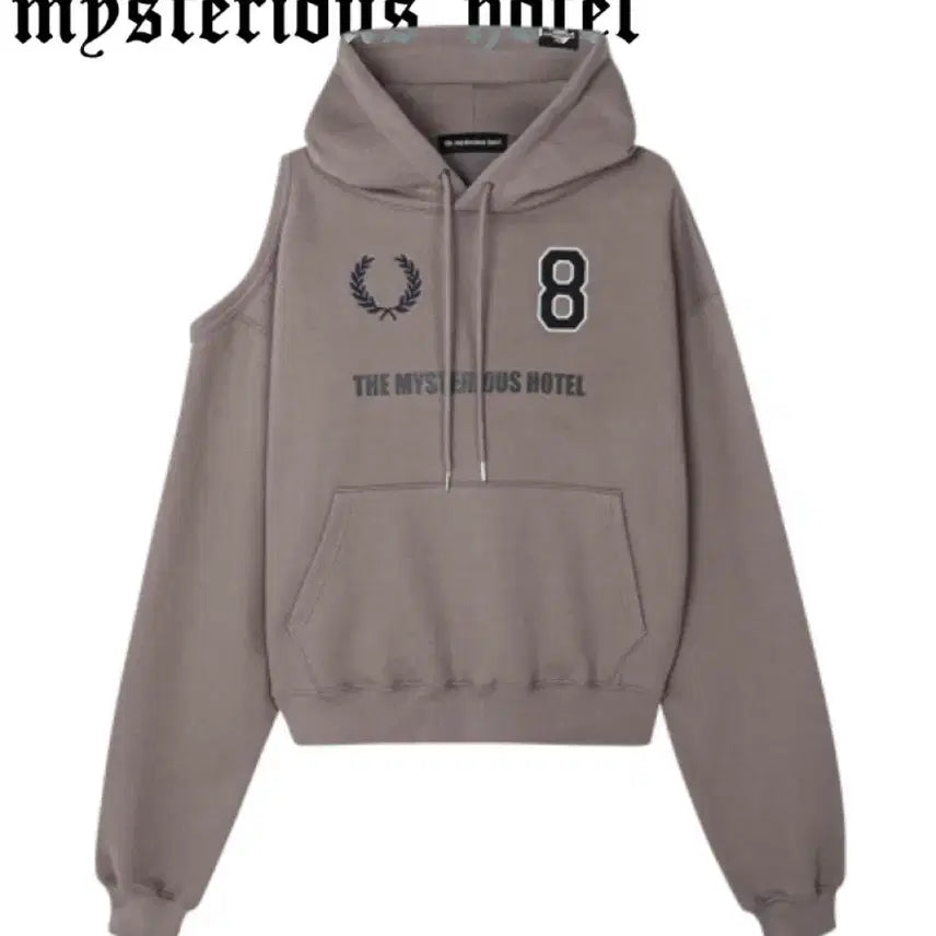 [SOLD OUT] 내일수요일글내림/더미스테리어스호텔 바시티후드티