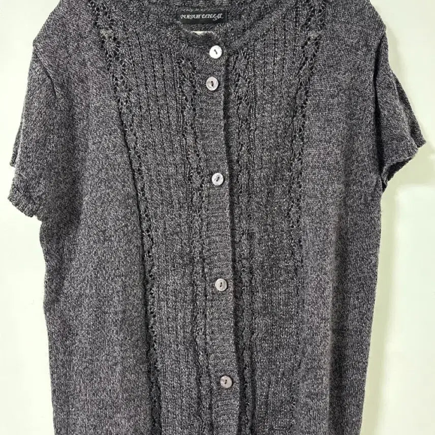 [BUNJANG] Vintage Short Sleeve Knit Top / 빈티지 반팔 니트