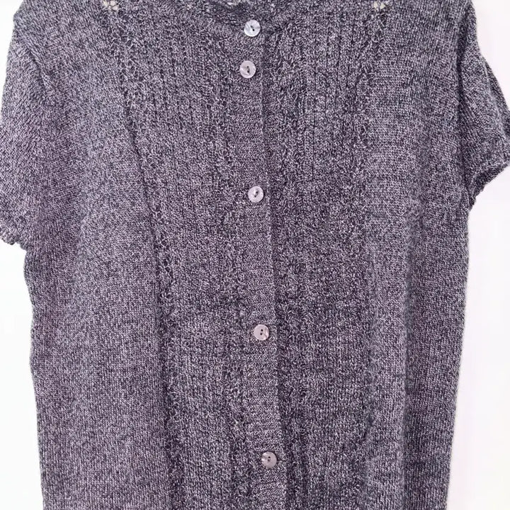[BUNJANG] Vintage Short Sleeve Knit Top / 빈티지 반팔 니트