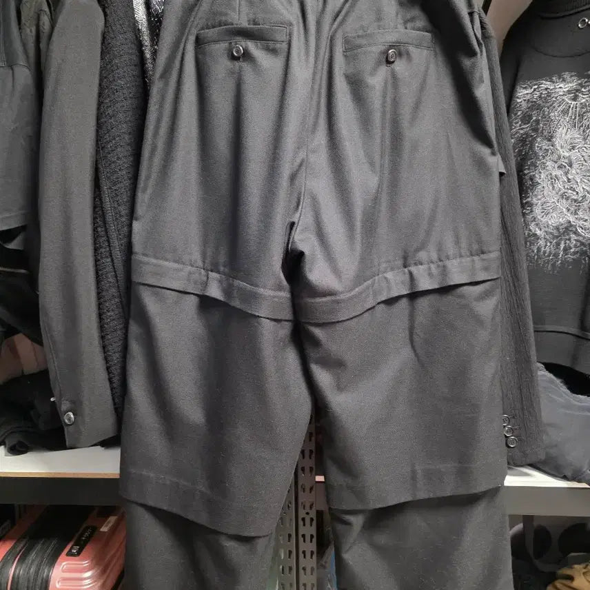 [BUNJANG] Songzio 24FW Meta Plating Pants (Black) / 송지오 24fw 메타 플레이팅 팬츠 86