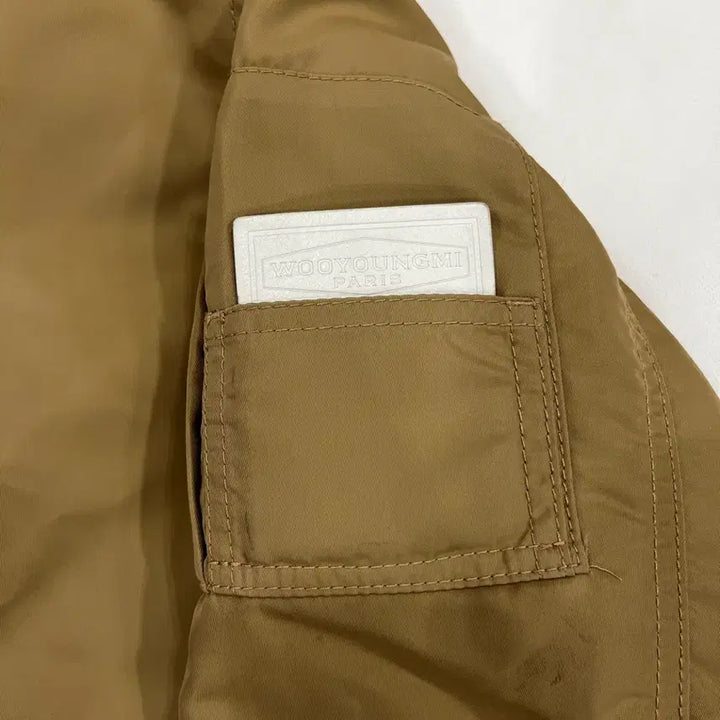 [BUNJANG] Wooyoungmi White Logo MA-1 Jacket / 우영미 백로고 마원 자켓