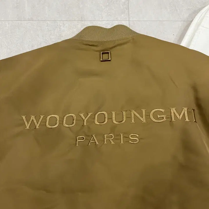 [BUNJANG] Wooyoungmi White Logo MA-1 Jacket / 우영미 백로고 마원 자켓