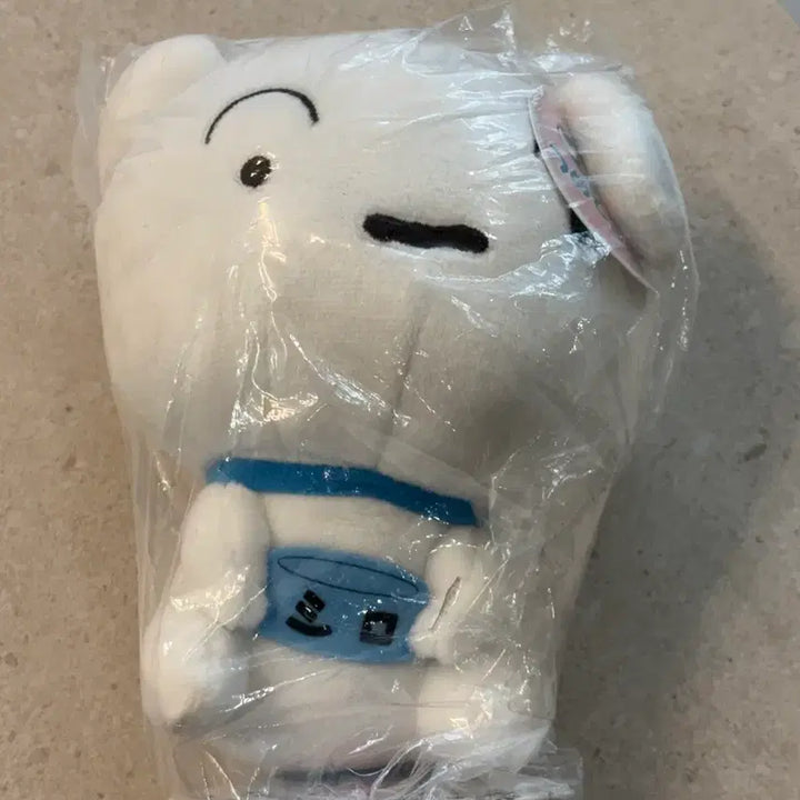 [BUNJANG] Crayon Shin-chan Zero "Snowy" Rice Bowl Plush Doll / 짱구 흰둥이 밥그릇 인형