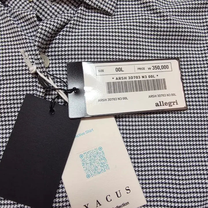 [BUNJANG] Xacus Houndstooth Check Shirt / 알레그리 Xacus 하운드투스 체크무늬 셔츠 L 105 정가 35만원